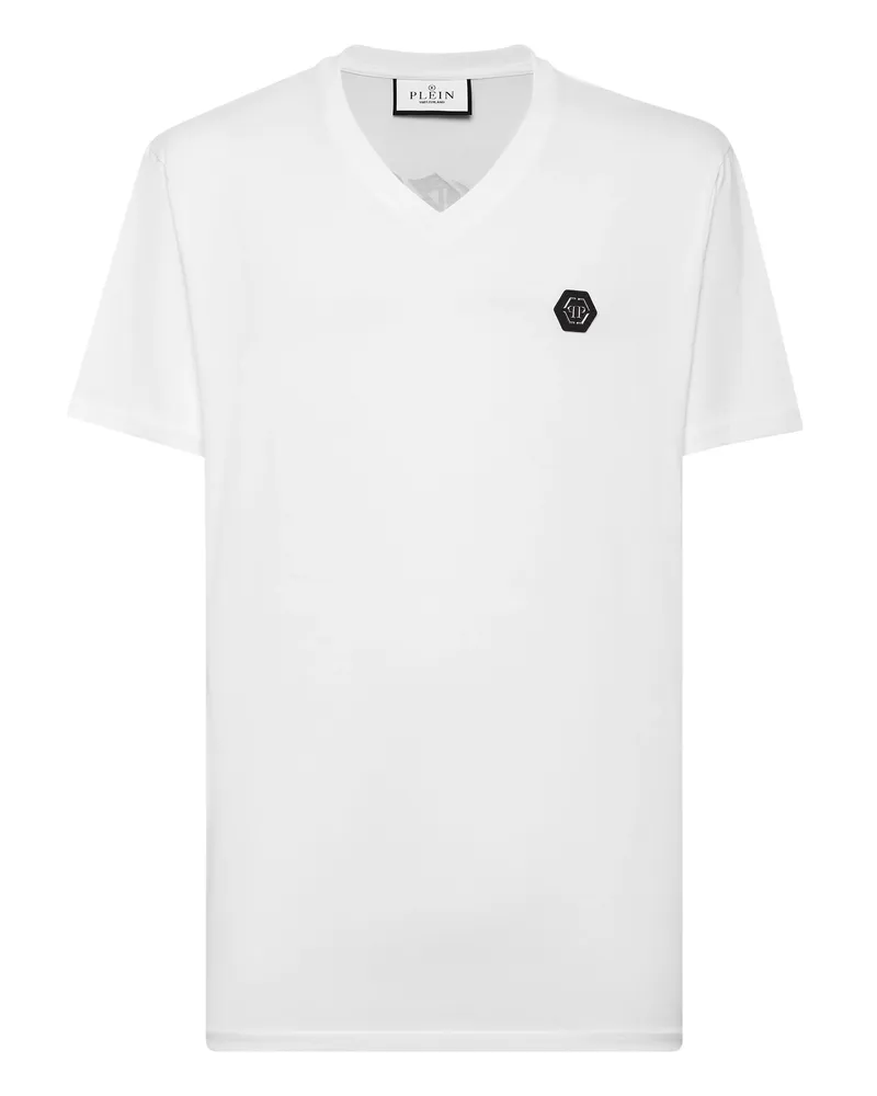Philipp Plein T-Shirt Gothic Plein Weiß