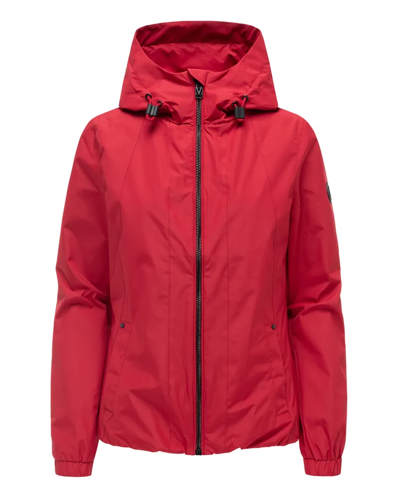 Marikoo Damen Übergangsjacke Yoshikoo mit Kapuze Rot
