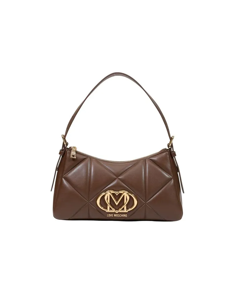Moschino Polyethylen-Handtasche - Braun Braun