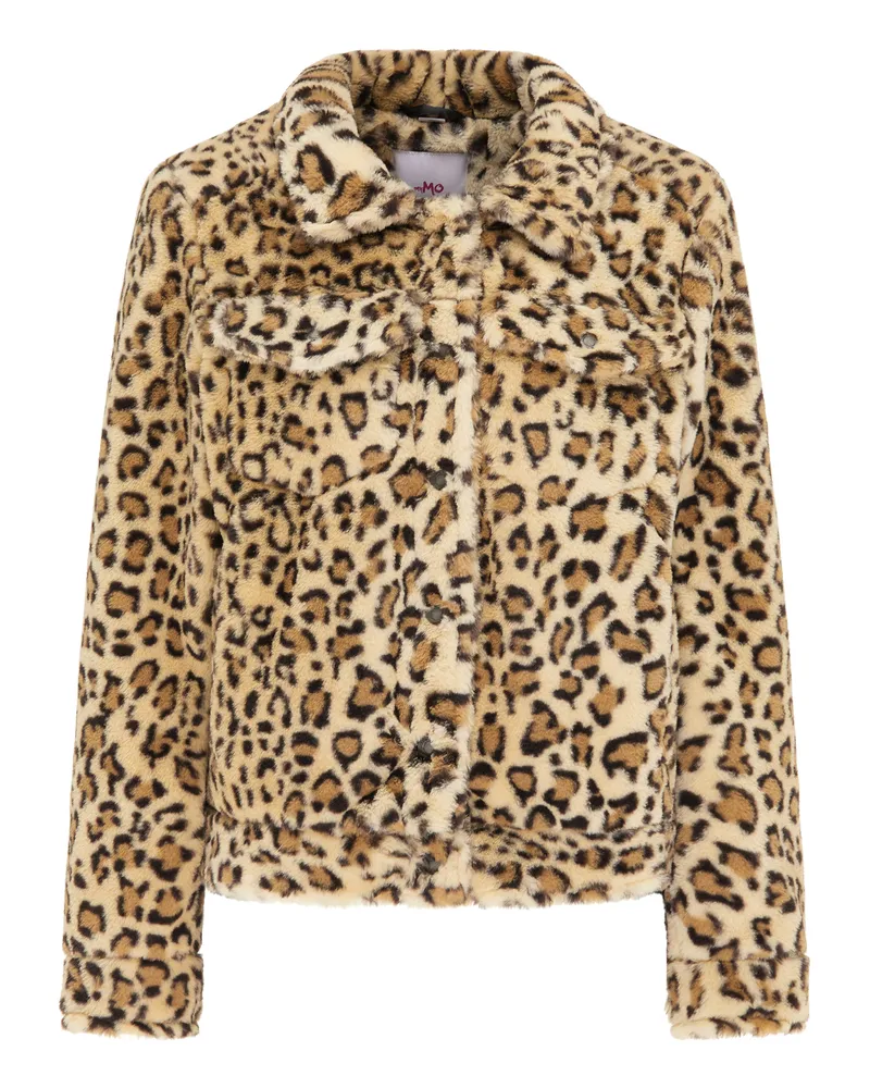 My Mo my Veste en fausse fourrure isha Braun