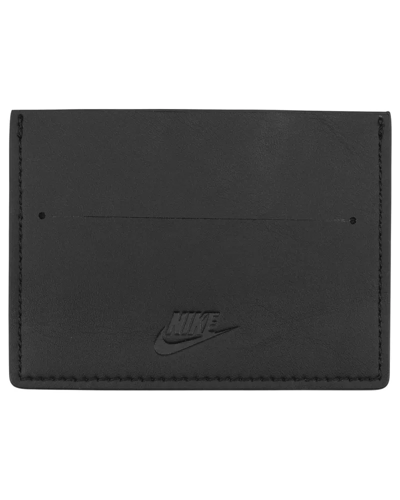 Nike Air Force 1" Brieftasche für Karten Ikone (Schwarz Schwarz