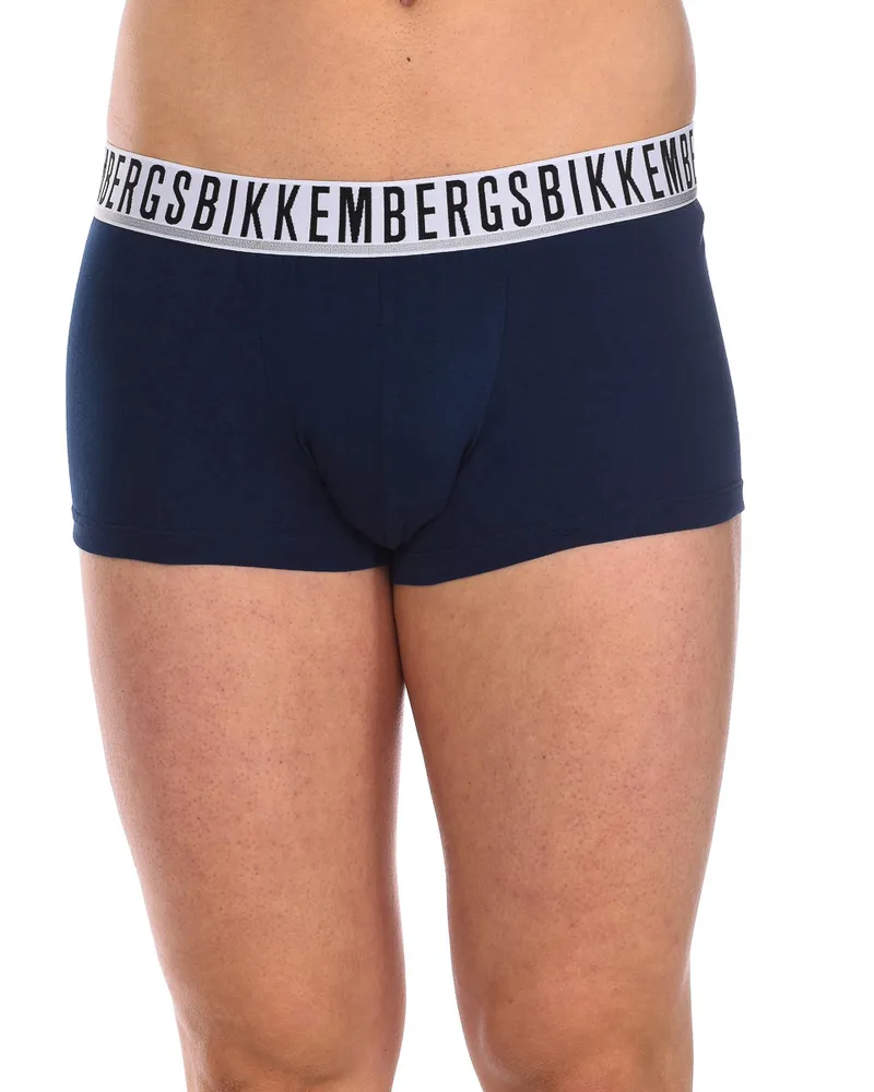 Bikkembergs Pack-2 Boxer Essential anatomische Front BKK1UTR01BI Mann Blau