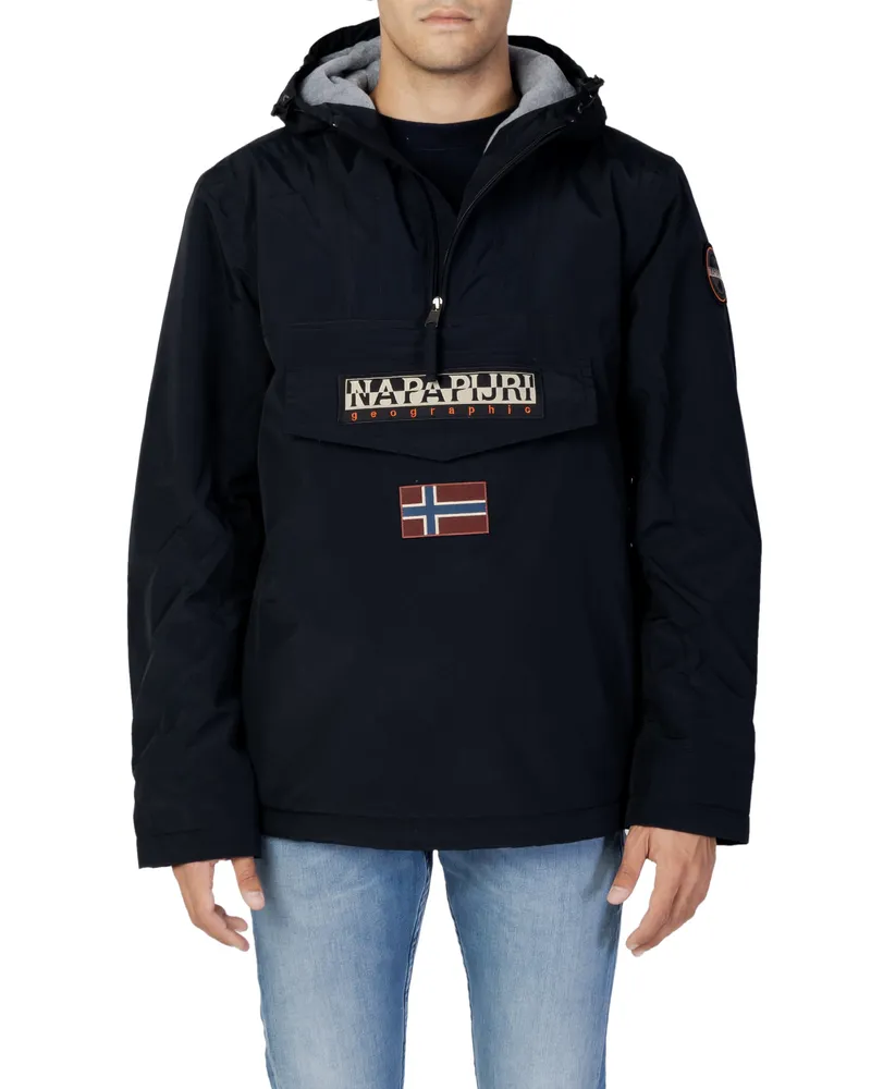 Napapijri Rainforest Winter 3 Herren Kapuzenanorak Schwarz