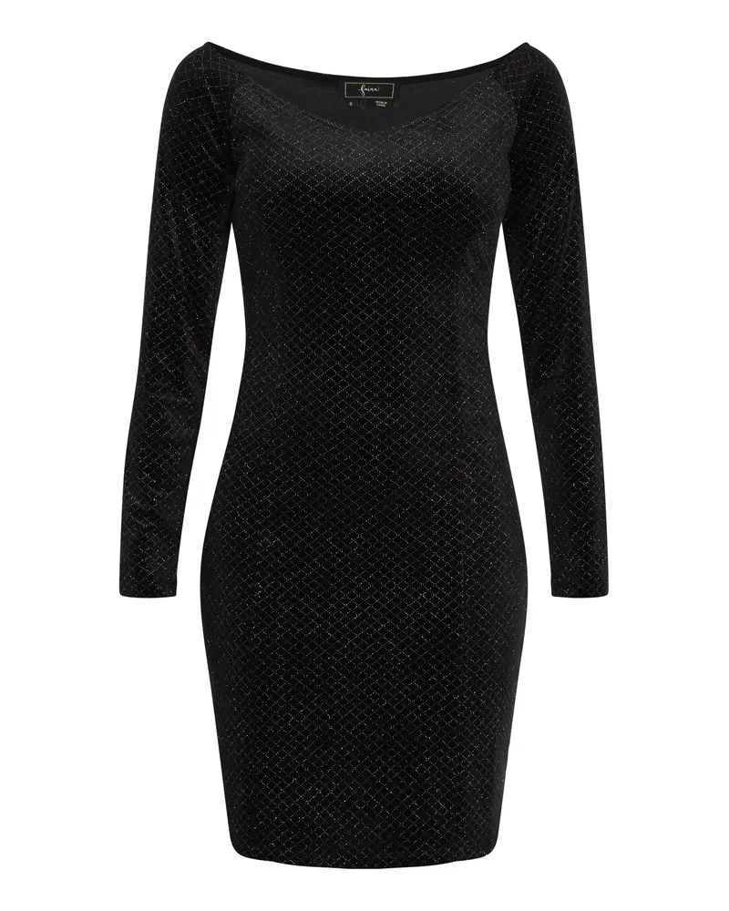 FAINA Kleid, Damen - Schwarz Schwarz