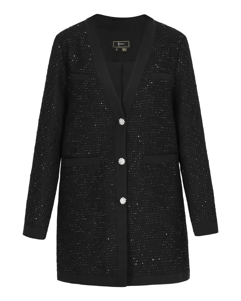 FAINA Blazer Frauen Schwarz Schwarz