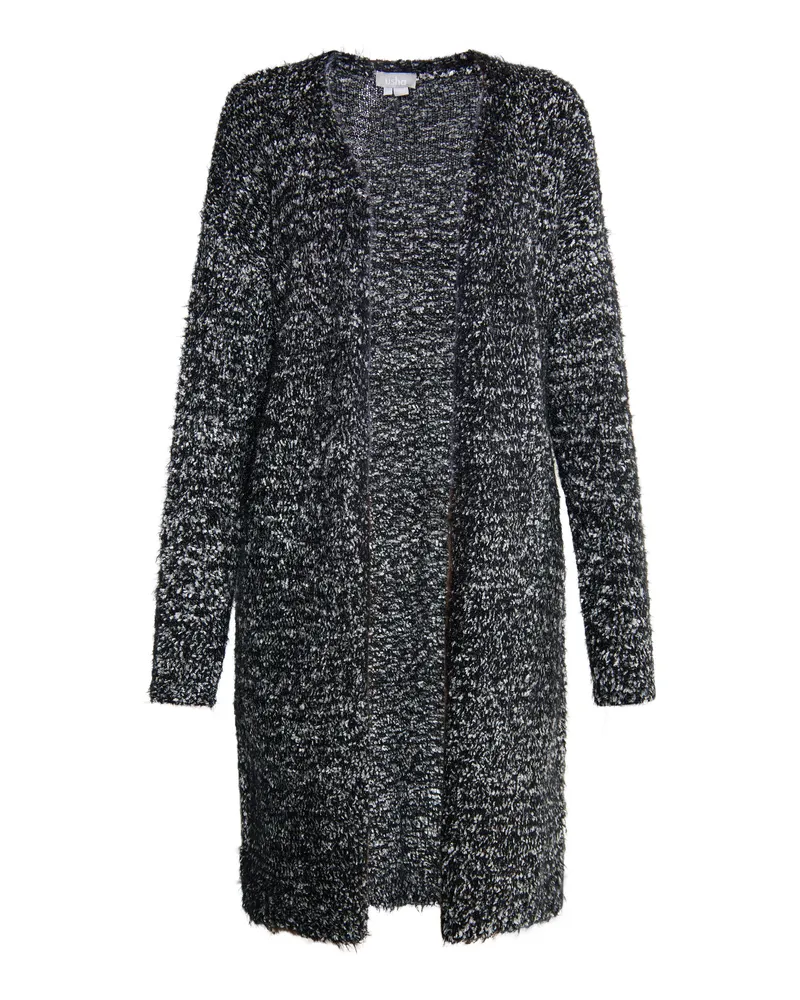 Usha Strickmantel Damen schwarz Schwarz