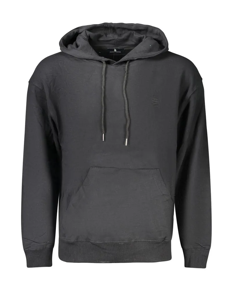 Marina Yachting Schwarzes Baumwoll-Herren-Sweatshirt Schwarz