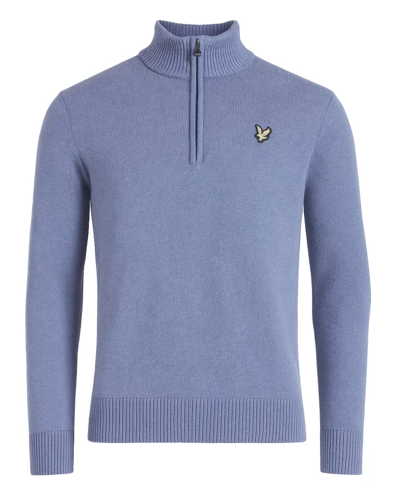 Lyle & Scott Lambswool Herrenblau Pullover Blau