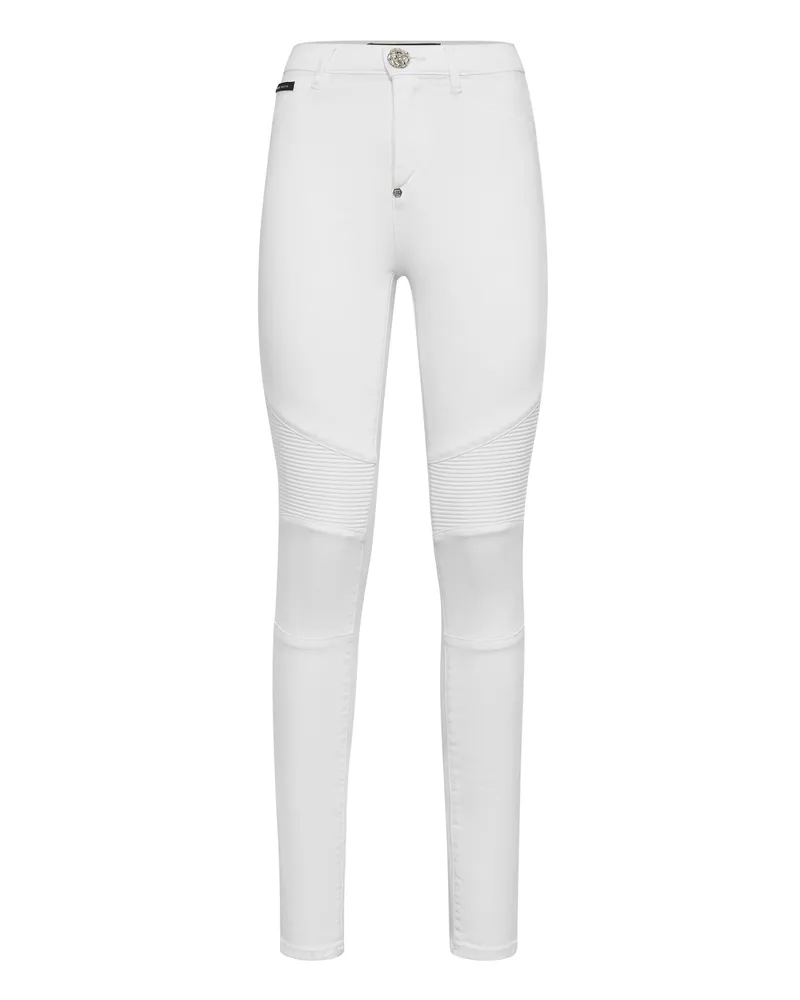 Philipp Plein Jeans Skinny Fit Weiß