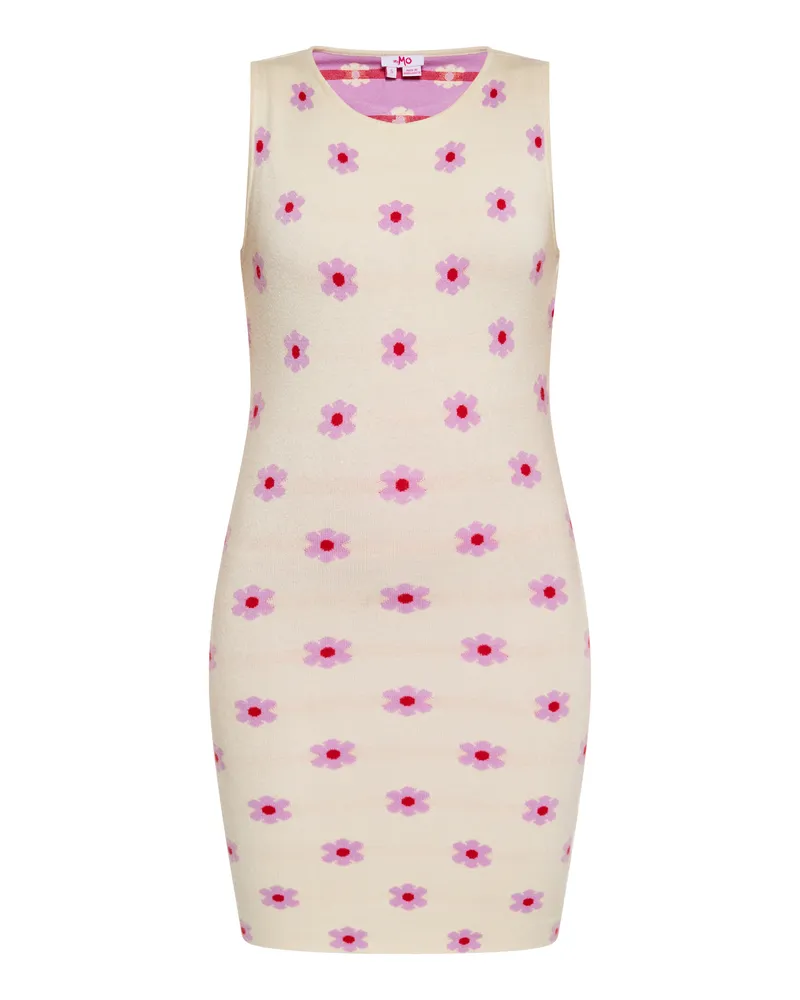 My Mo Kleid Damen CREME LILA ROT Creme