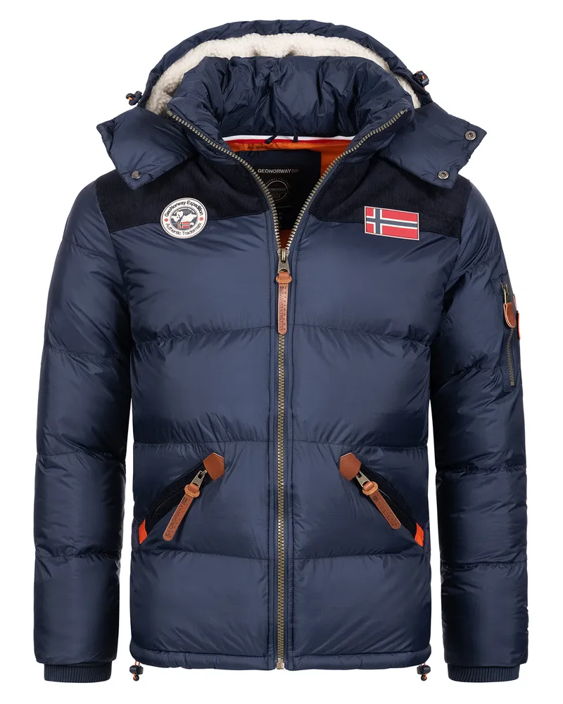 Geographical Norway Winterjacke Navy Marineblau