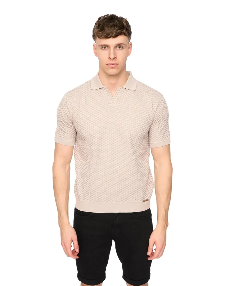 Duck and Cover Morwin" Poloshirt für Herren (Steinfarben Steingrau