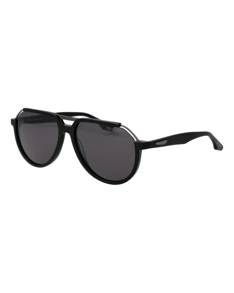 Trussardi Sonnenbrillen TSM9036 A01 59 Schwarz