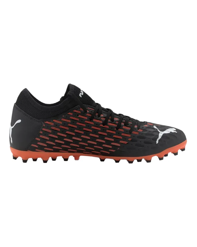 Puma Future 6,4 mg Schnür-up schwarzer synthetischer Herren Fußballstiefel 106197-01 Schwarz