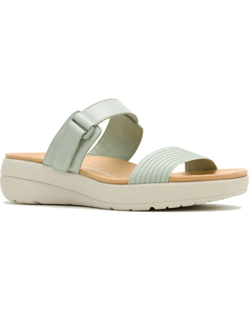 Hush Puppies Breathe Gore Leder Damen Sage Standard Sandalen Grün