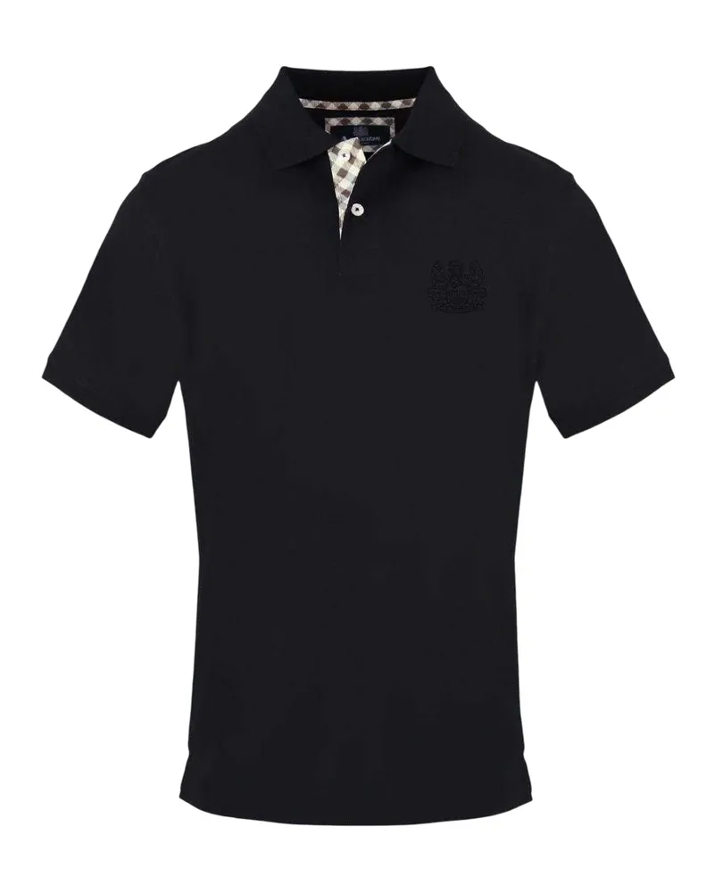 Aquascutum Poloshirt für Herren (Schwarz Schwarz