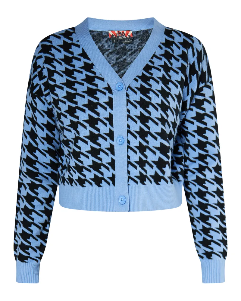 My Mo Strickjacke Damen blau Blau