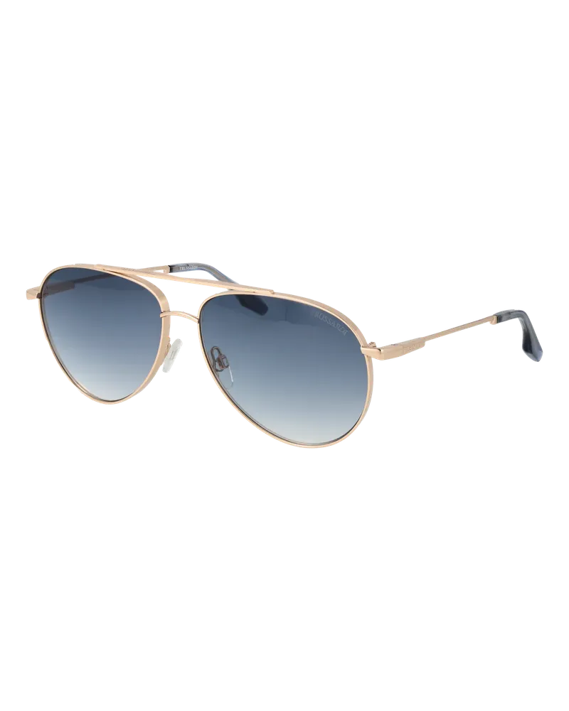 Trussardi Sonnenbrillen TSM3015 04A 62 Gold