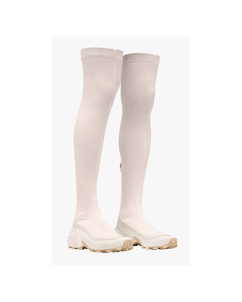 Maison Margiela SALOMON X MM6 CROSSWADER Sockenstiefel mit Nietensohle in Pink Rosa