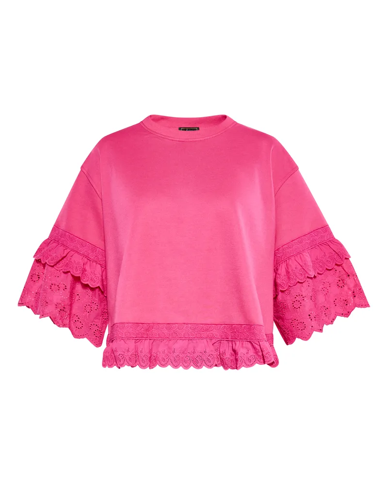 FAINA Sweatshirt Damen Rosa Rosa
