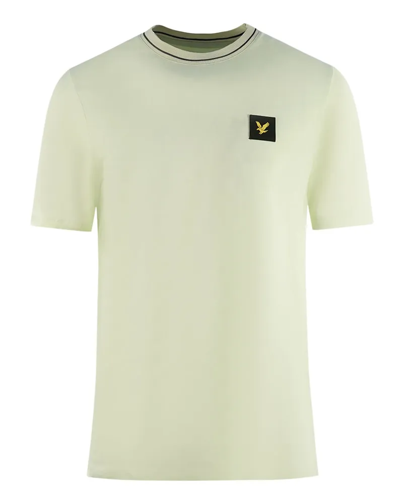 Lyle & Scott Lässiges T-Shirt Lucid Grün mit Spitze Grün