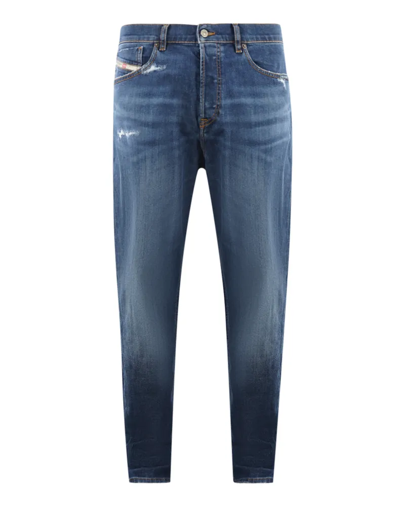 Diesel D-Fining 09E07 Blaue Jeans Blau