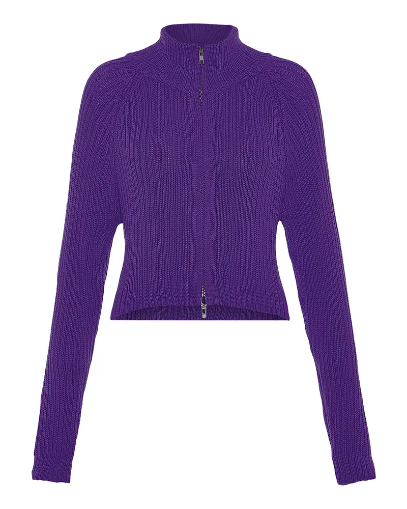 My Mo Strickjacke Damen lila Lila