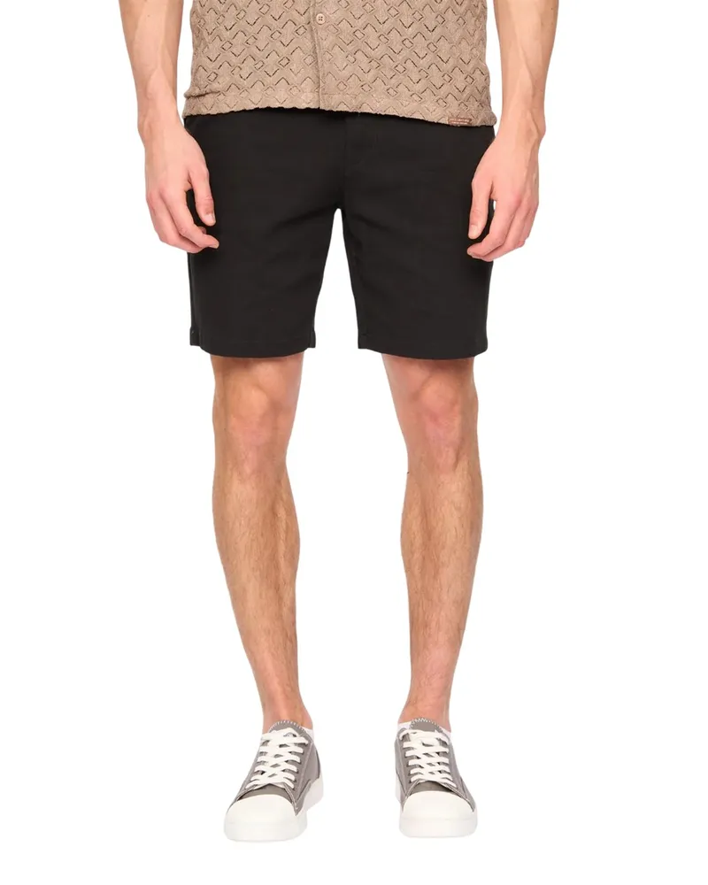 Duck and Cover Everett" Chino Kurze Hose für Herren (Schwarz Schwarz