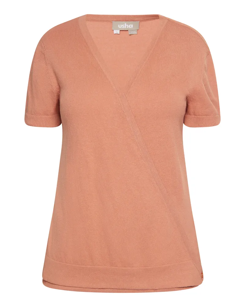 Usha Strickpullover Damen Beige-Rosa Beige
