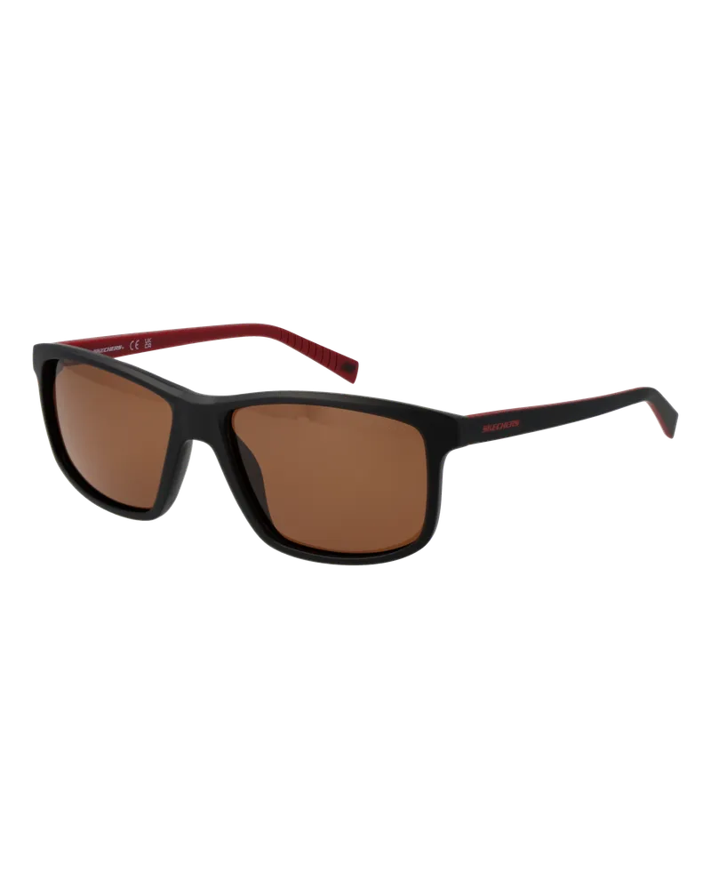 Skechers Sonnenbrille SE6291 02H 57 - Schwarz Schwarz