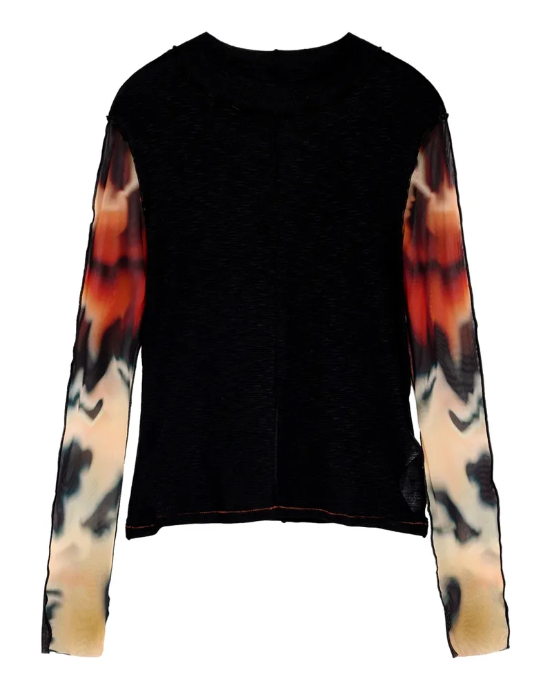 Desigual Longsleeve Schwarz