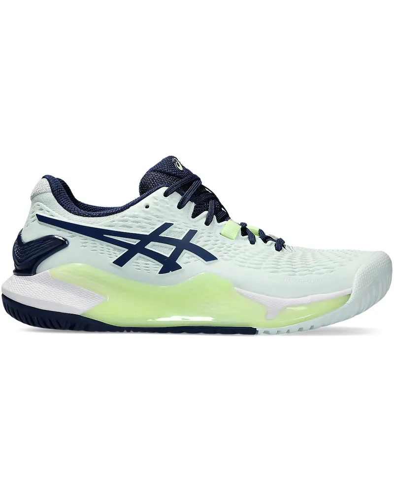 Asics Gel-Resolution 9 Damen Blau Tennisschuhe Blau