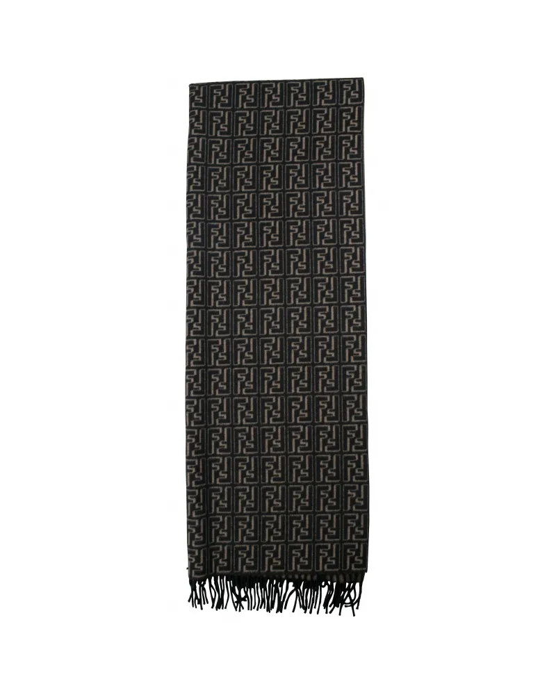 Fendi Schal Schwarz Schwarz