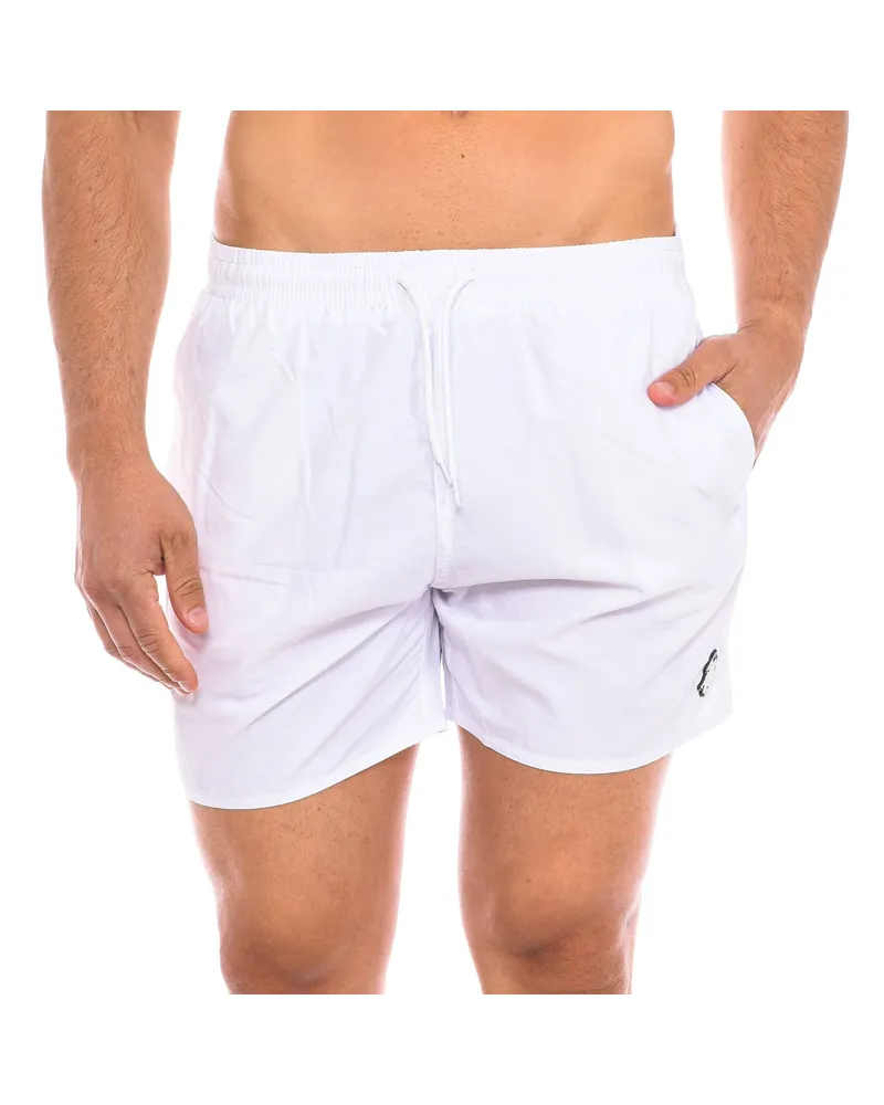 U.S. Polo Assn.  Boxer-Badeanzug 68128 Männer Weiß