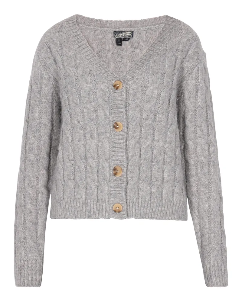 DreiMaster Cardigan Damen Grau Melange Grau