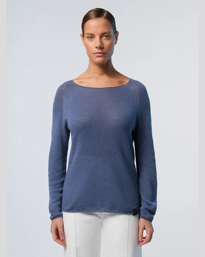 North Sails Pullover U-Boot-Ausschnitt Dunkelblau