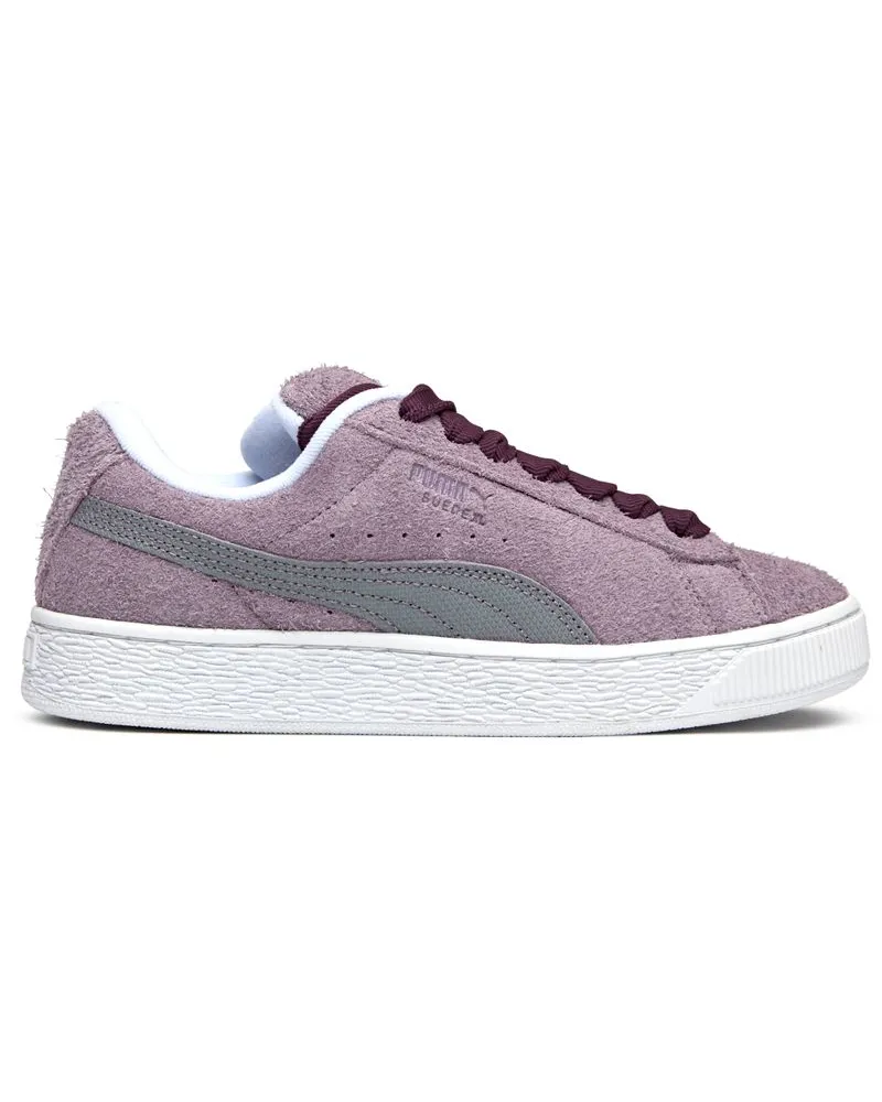 Puma Suede XL Haarige Sneaker Rotbraun