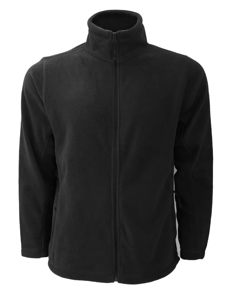 Russell Athletic Russell Herren Outdoor-Fleecejacke (Schwarz Schwarz
