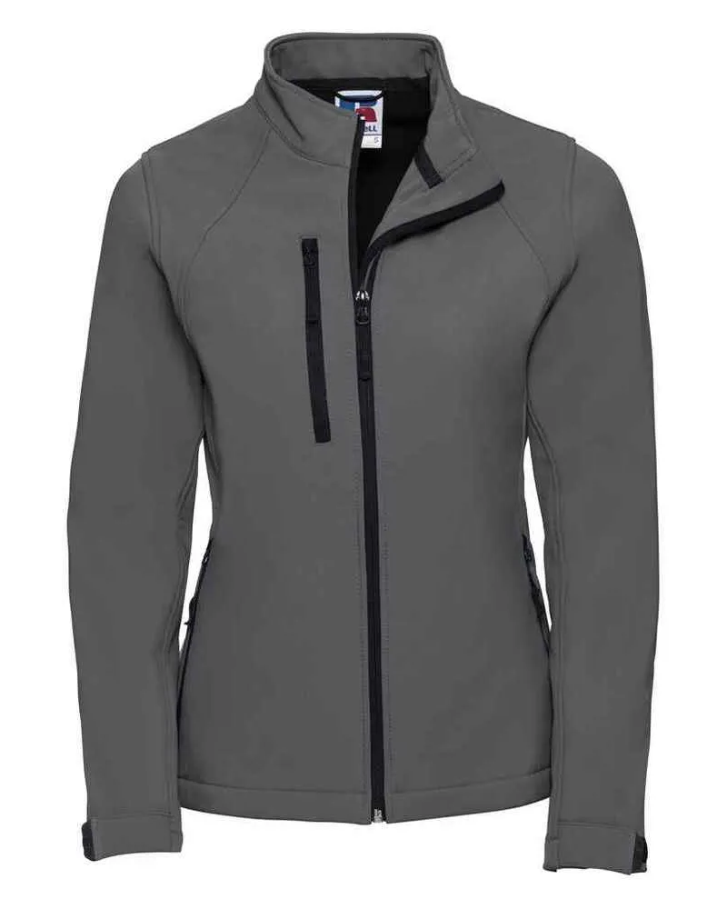 Russell Athletic Russell - Softshelljacke 3 Lagen für Damen (Titanium-Grau Silber