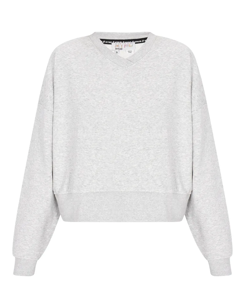 My Mo Sweatshirt Frauen HellGrauMelange Hellgrau