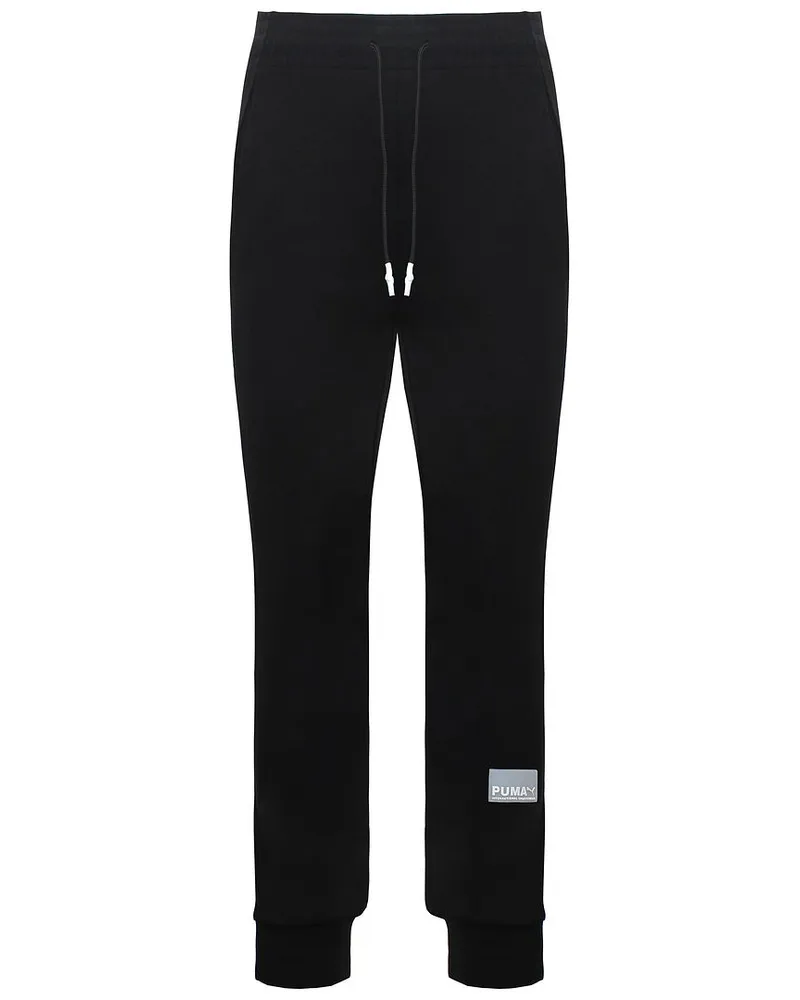 Puma Avenair Manschettenmenschen Black Track Hosen Schwarz
