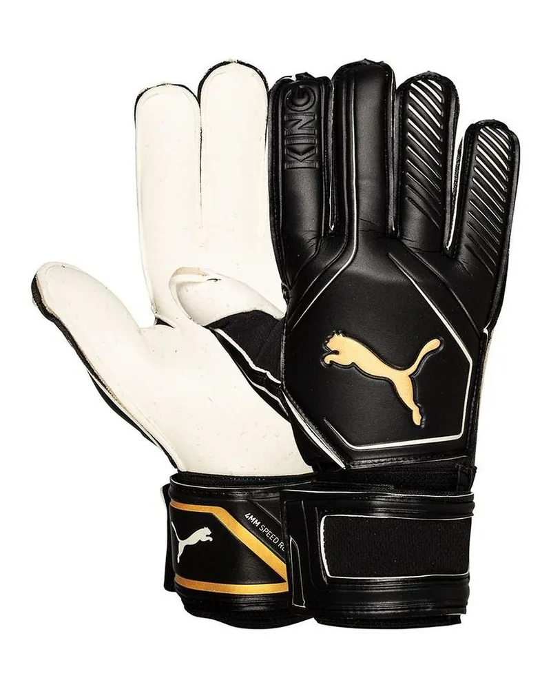 Puma King RC Herren Schwarz/Weiß Torwarthandschuhe Schwarz
