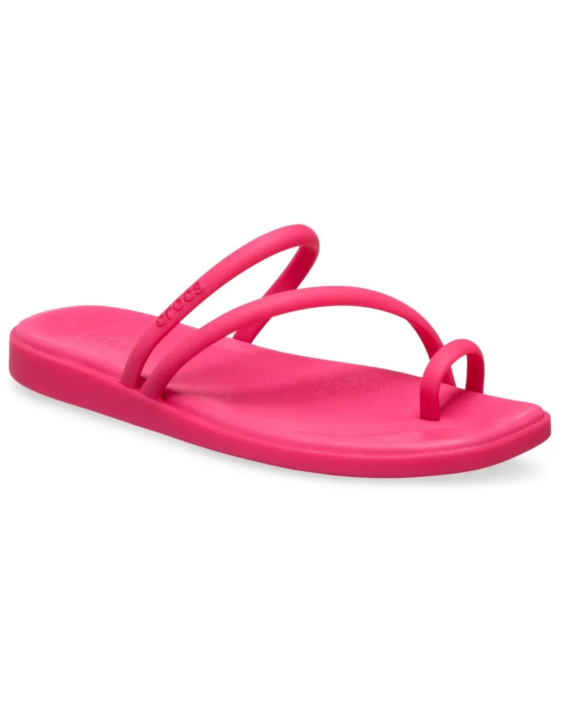 Crocs Miami Zehenring Damen Sandalen Drachenfrucht Rosa