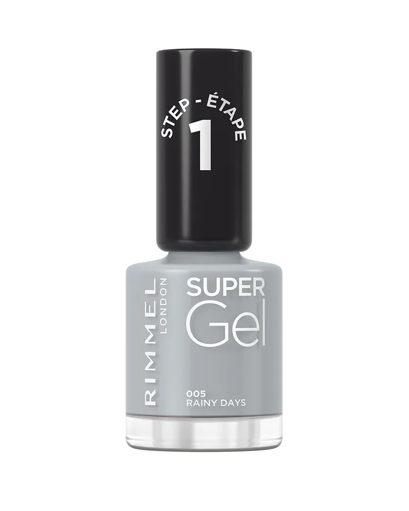 Rimmel London Super Gel Nagellack, 12 ml - #005 rainy days 