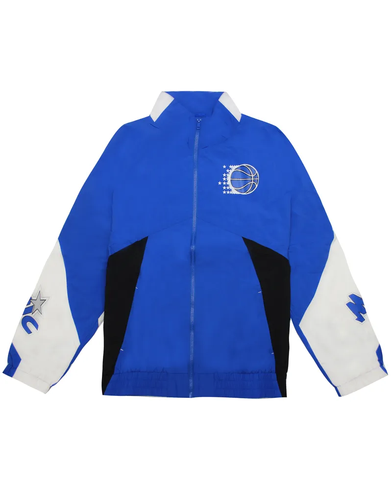 Mitchell & Ness Orlando Magic Mens Wind Breaker Jacke Blau