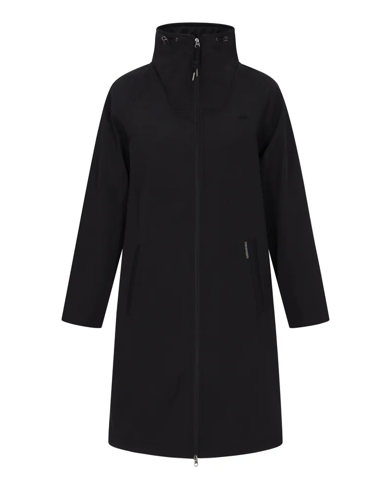 Schmuddelwedda Softshelljacke Frauen Schwarz Schwarz
