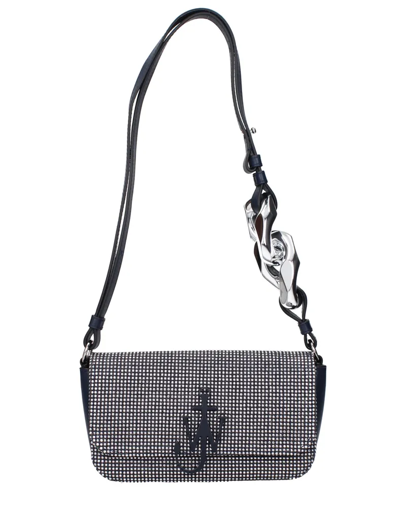 J.W.Anderson Blaue Stoff-Schultertasche Blau