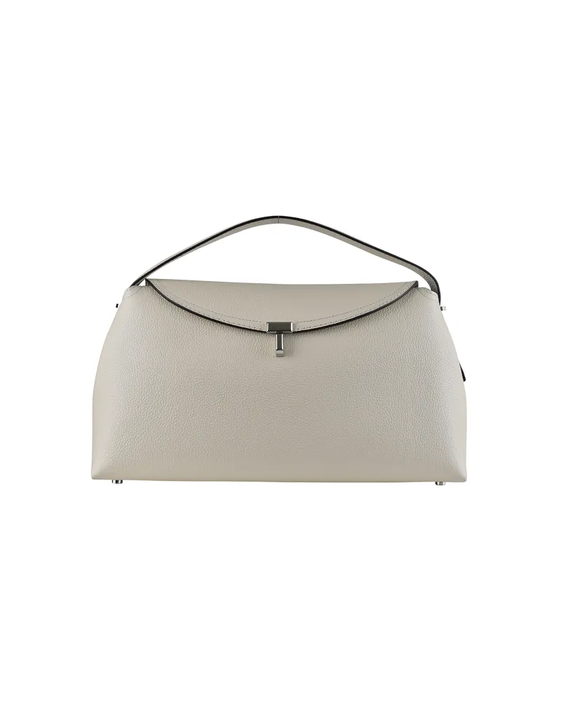 Totême Toteme T-Lock-Tasche Weiß Weiß