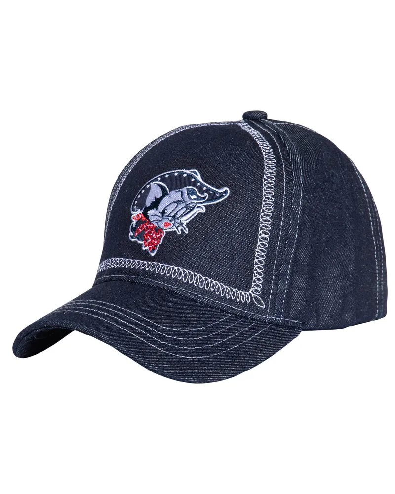 Queen Kerosin Damen Trucker Cap Rebel At Heart Texas Pride blau Blau