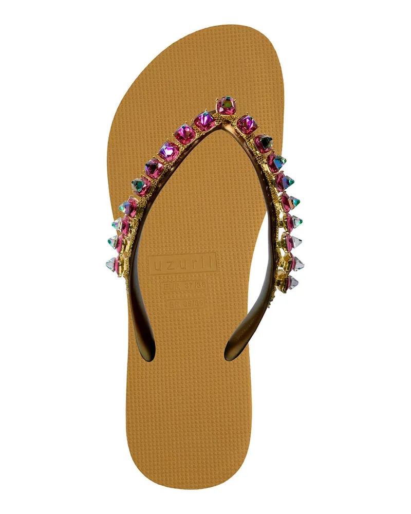 uzurii Ipanema Flip Flop Ocker Gelb